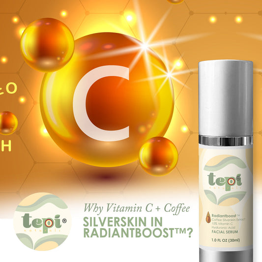✨ Why Vitamin C + Coffee Silverskin in RadiantBoost™? ✨