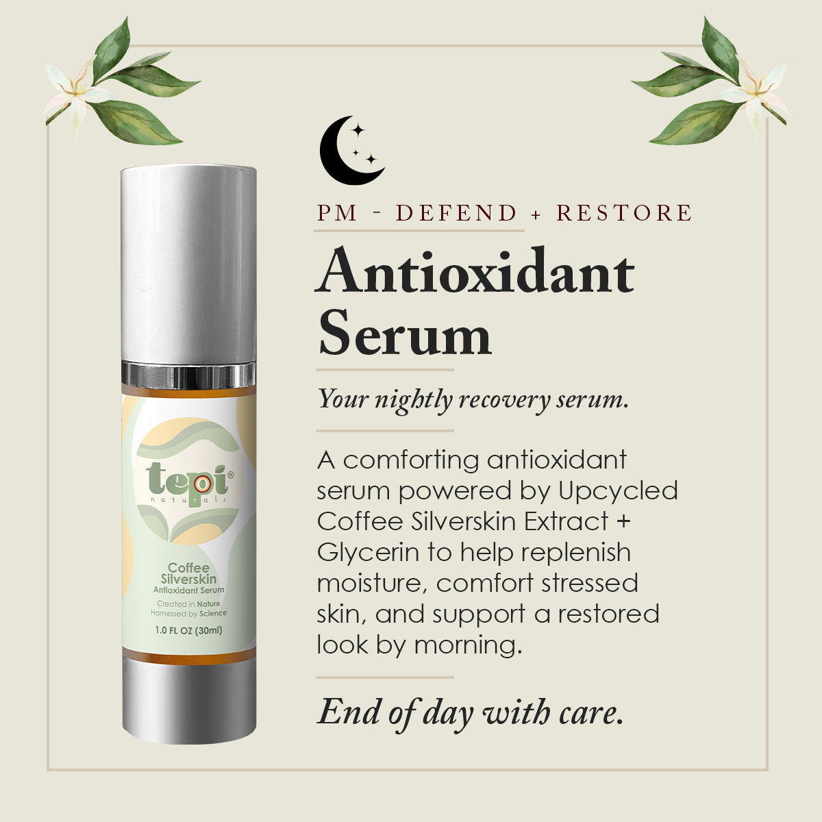 Coffee Silverskin Antioxidant Serum 1 fl. oz.
